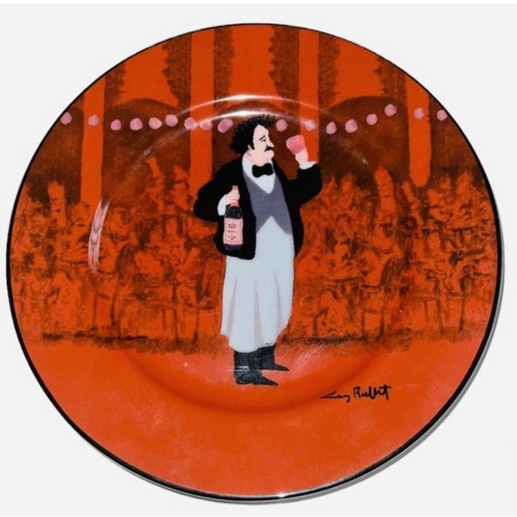 Williams Sonoma LES CHEFS GARÇONS Guy Buffet 8” Salad Dessert Plates Set Of 6 - Picture 8 of 9